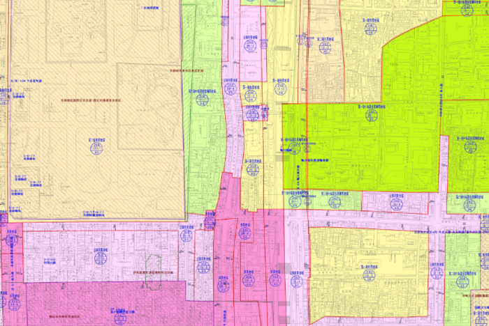 京都市都市計画図