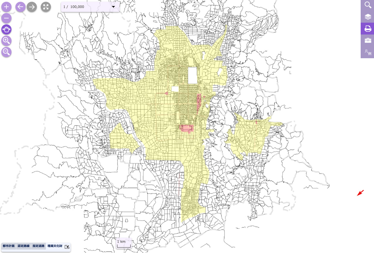 京都市防火地域